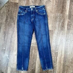 AMO Pixie Jeans Mid rise slim fit cropped jeans